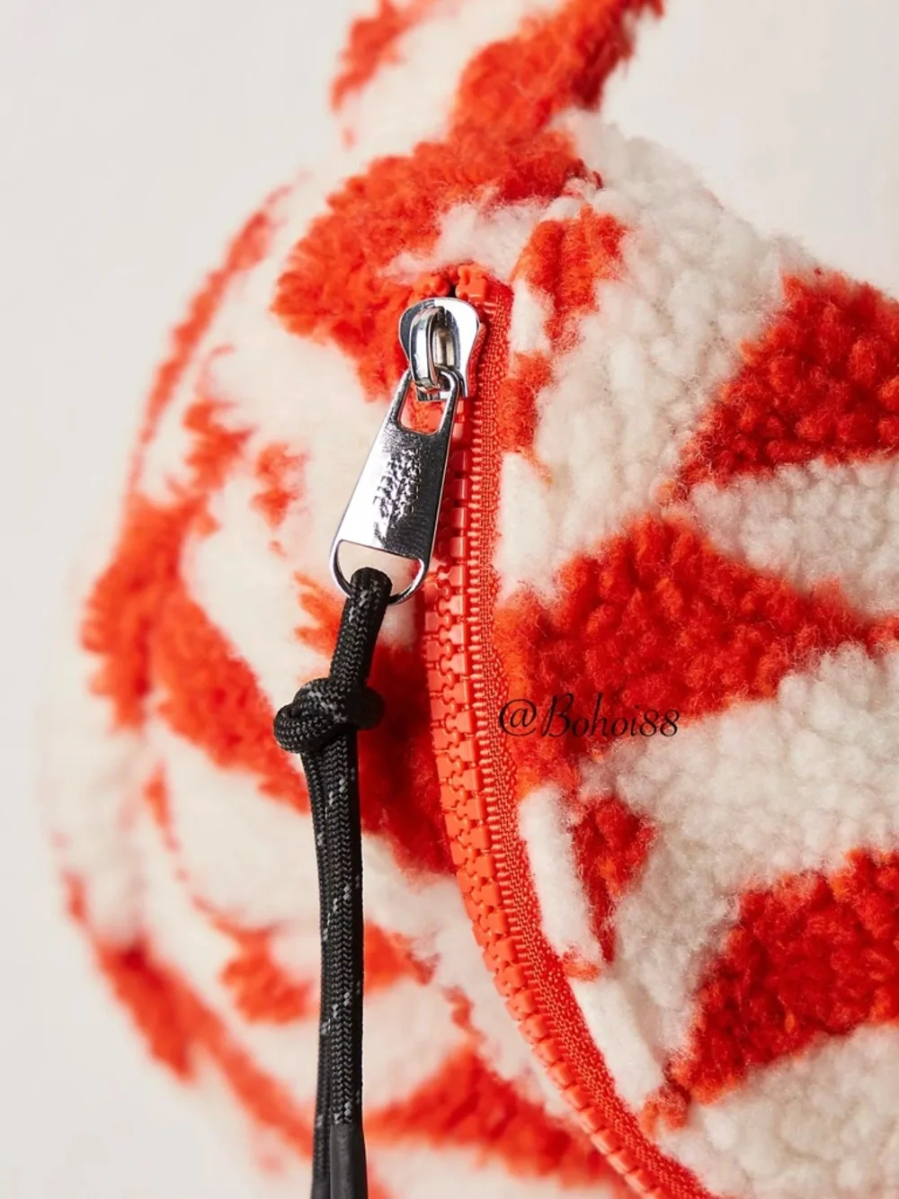 NWT Free People Printed Sherpa Sling Bag